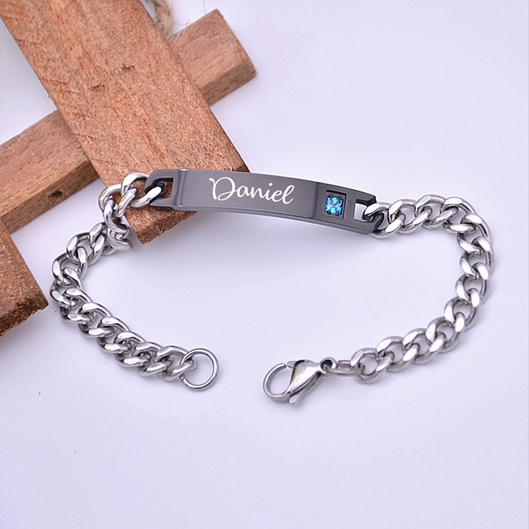 Custom Text Couple Bracelet Create Unique Gifts WOWTIFY