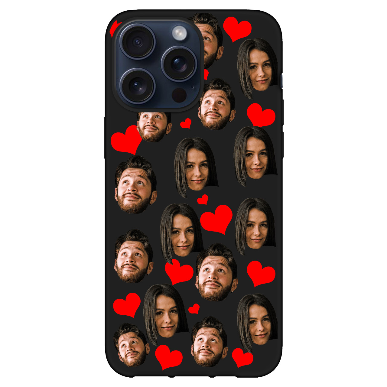 Custom Couple Face Phone Case