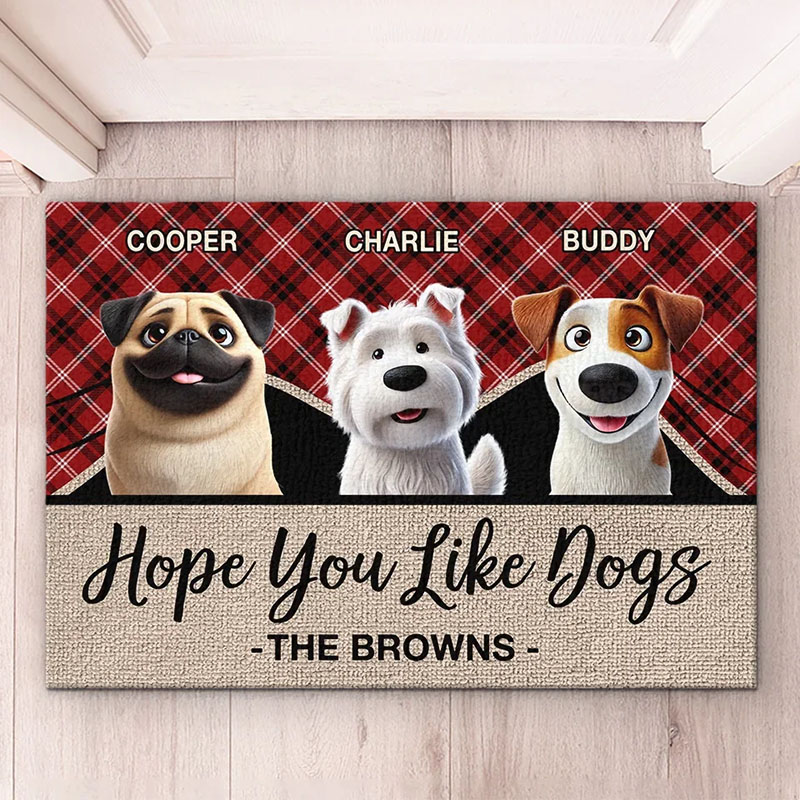 Welcome To Our Home - Cat Personalized Custom Decorative Mat - Gift For Pet Owners, Pet Lovers
