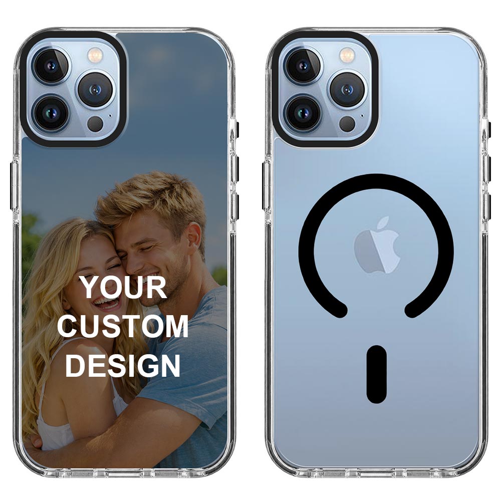Custom for iPhone 13 Pro Max Clear Magnetic Case