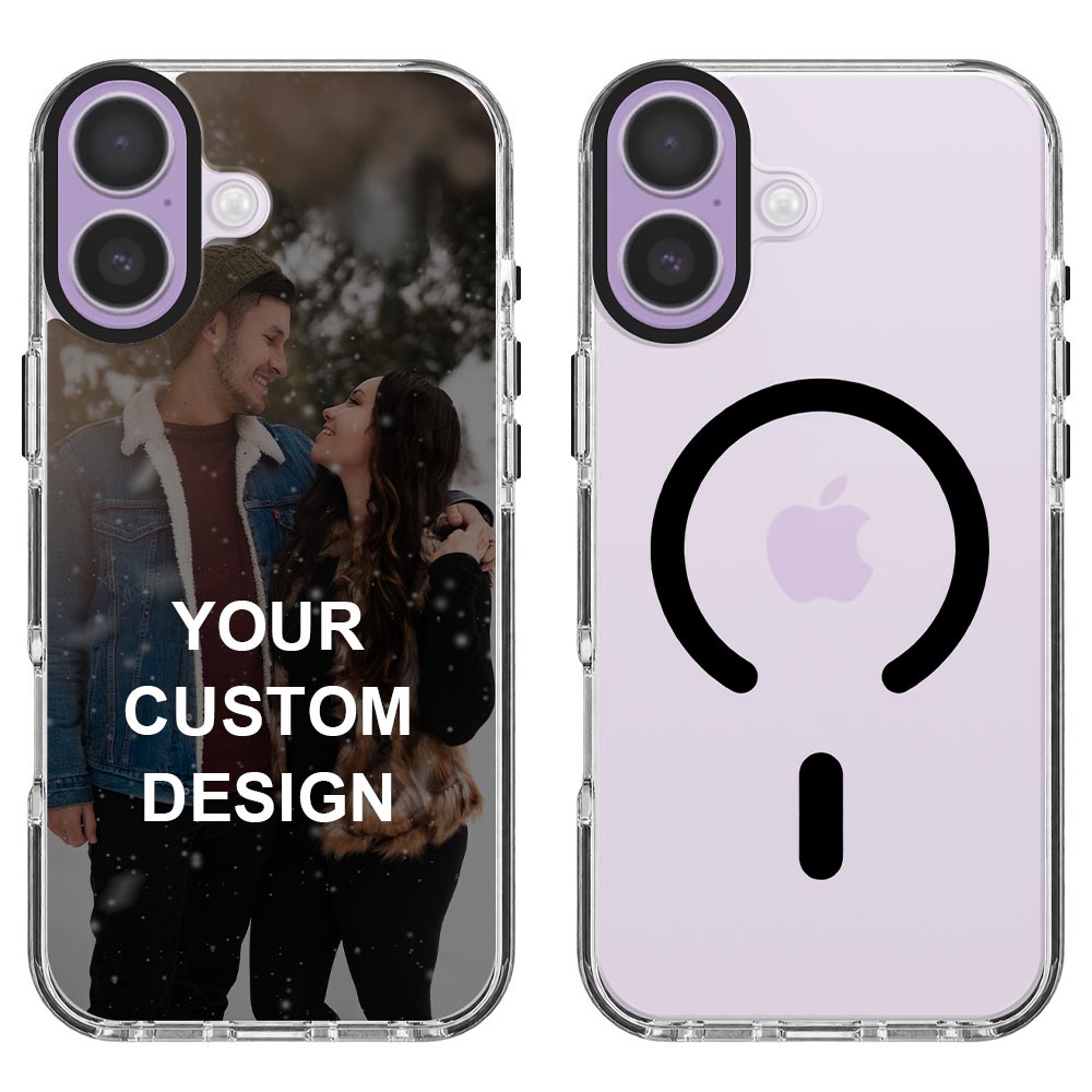 Custom for iPhone 17 Clear Magnetic Case