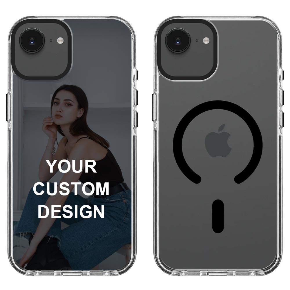 Custom for iPhone 17e Clear Magnetic Case