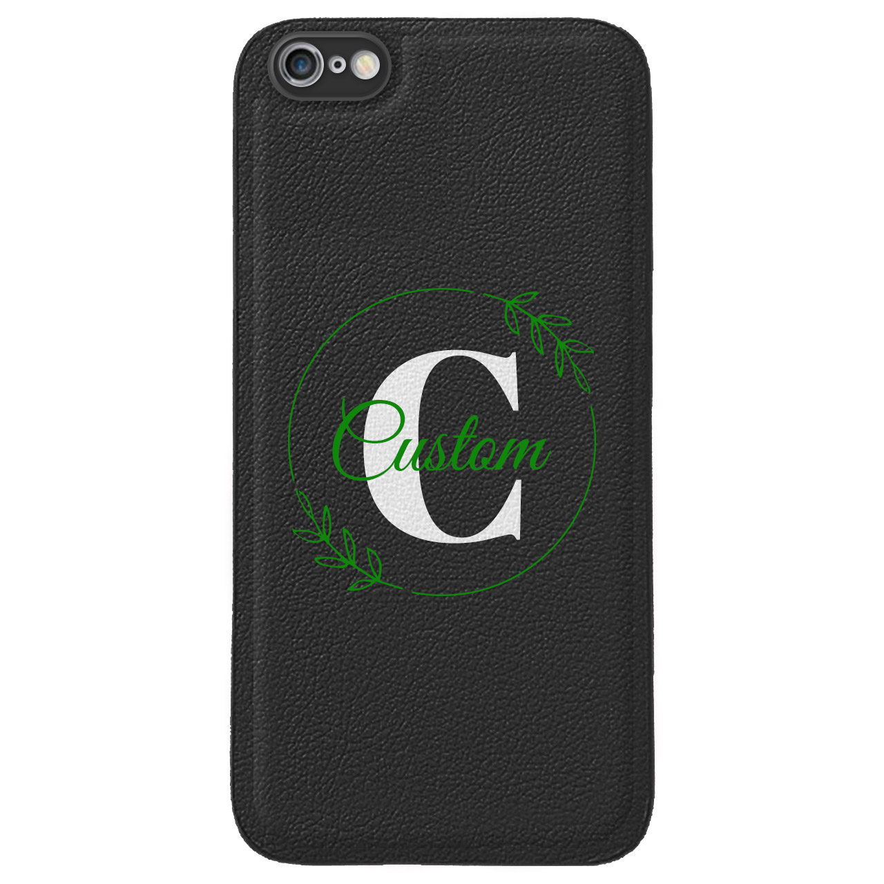 Custom for iPhone 6 Plus Cute Leather Case