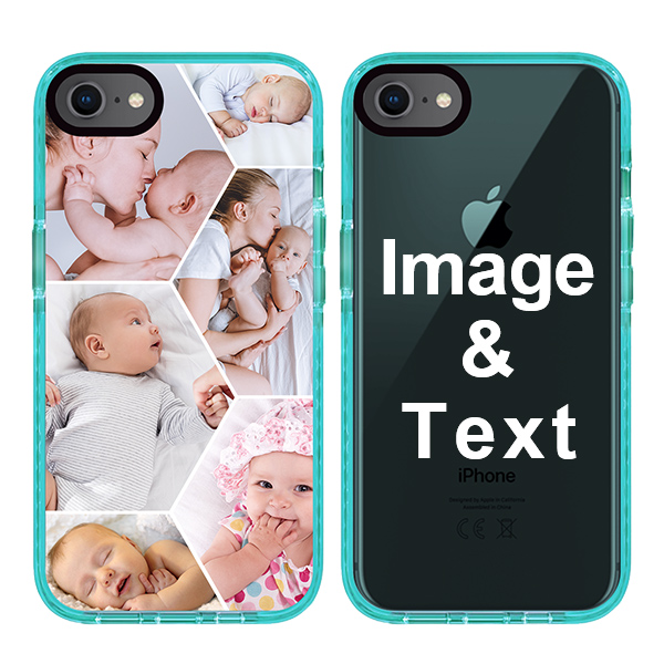 Custom for iPhone SE 2020 Colorful Impact Case